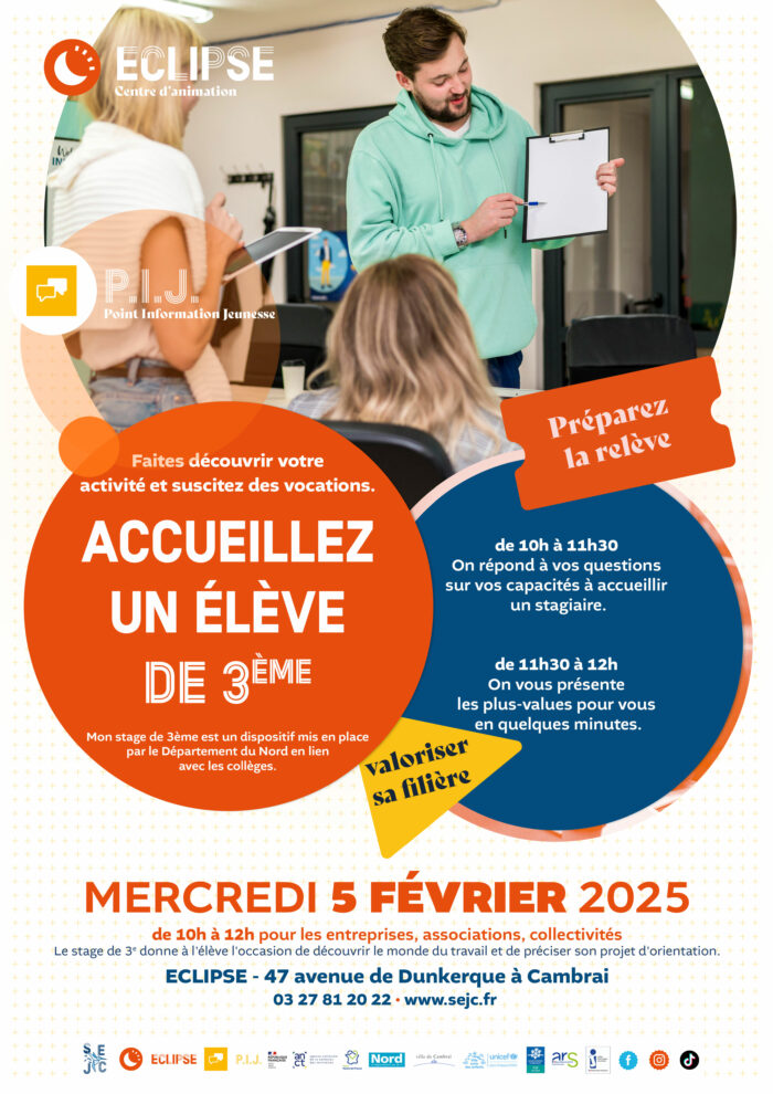 Affiche pour les pros qui accueillent des stagiaires